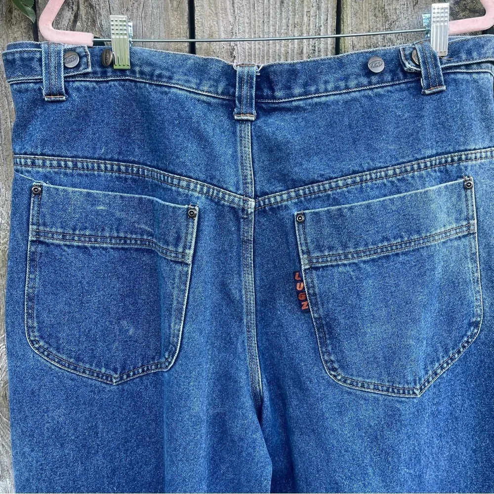 Lugz | Vintage Y2K Carpenter Jeans Blue Denim Hammer Loop Baggy Grunge | Size 40